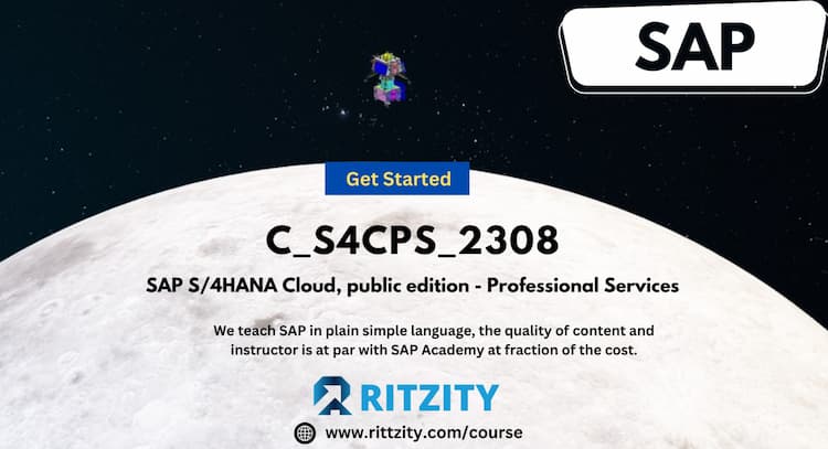 course | C_S4CPS_2308 : SAP S/4HANA Cloud, public edition - Professional Services